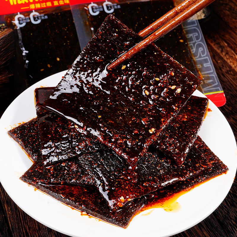 微醺臭干子辣条爆辣味童年记忆8090后辣条面筋儿童小吃零食辣皮