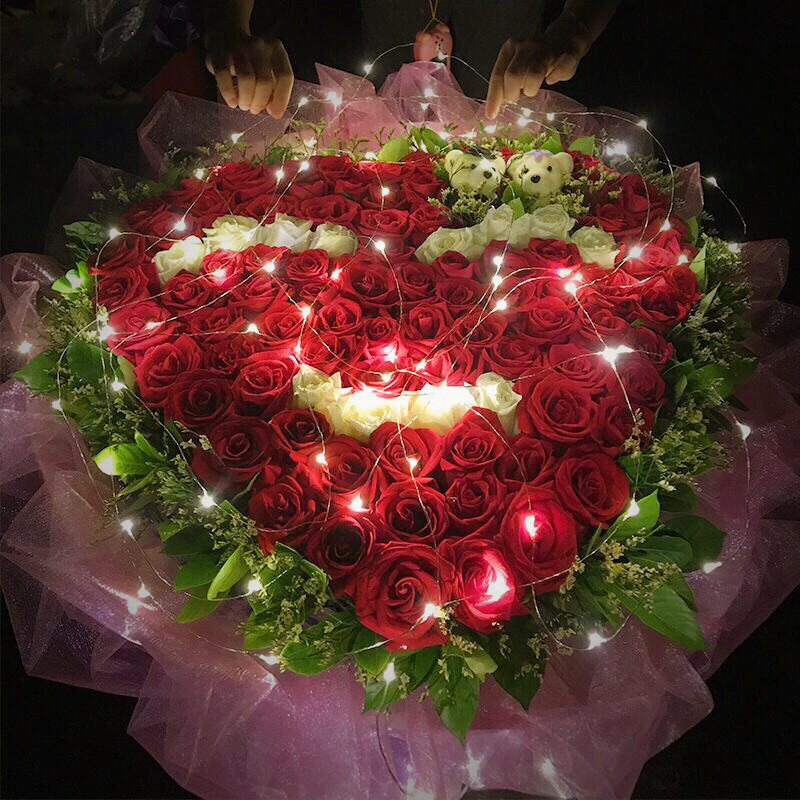 网红小灯泡彩灯闪灯串装饰灯房间宿舍梦幻浪漫婚庆ins少女心usb款