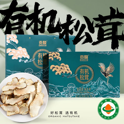 贡极心止松茸干货120g中秋送礼