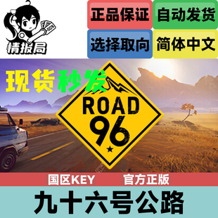 Steam正版游戏 九十六号公路 国区Key激活码 Road 96 第一人称