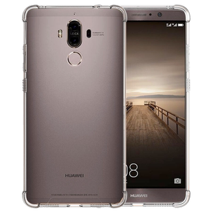 适用华为mate9手机壳mate9pro保护套mate9保时捷设计版气囊防摔硅胶全包透明软壳男女士款手机套后外壳