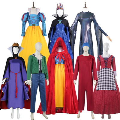 白雪公主后妈毒皇后cosplay服装  恶毒皇后角色扮演舞台服装cos