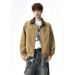 No Need Indeed悟空有货西西里男装GOODBAI白敬亭翻领底特律夹克