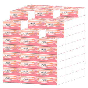 月半弯原木自然抽纸5层300张60包家用餐巾纸巾卫生纸厕纸整箱批发