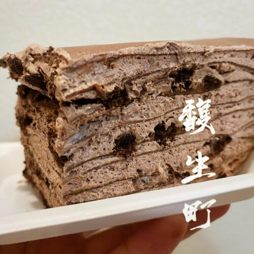 巧克力千层代糖低糖纯脂馥生町