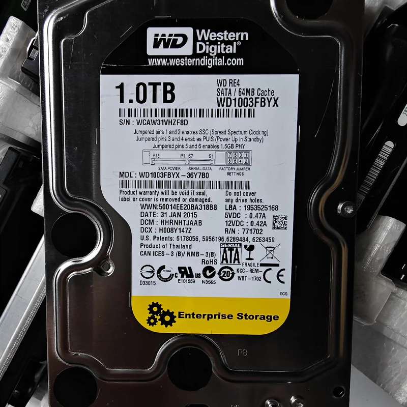 请议价-西数1T SATA 黑盘 WD1003FBYX-36Y7B0