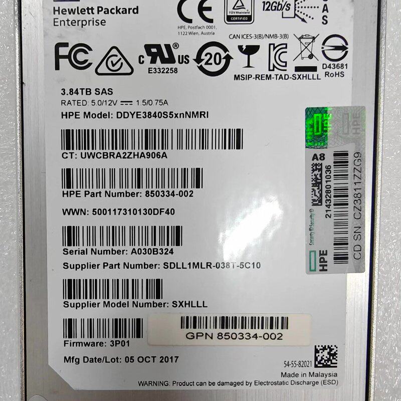 请议价-E 3.84TB SAS 12G 2.5寸企业级SSD