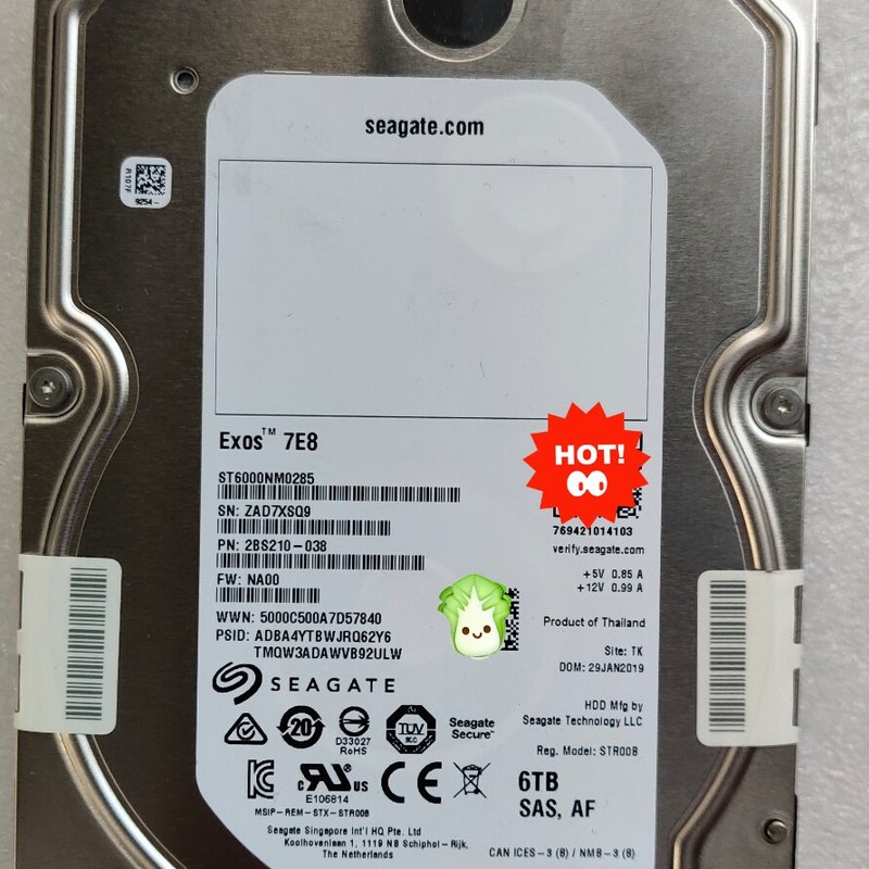 请议价-希捷 6T SAS 12GB企业级硬盘