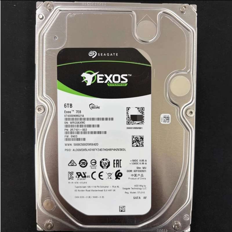 请议价-Seagate Exos 7E8 6TB企业级硬盘 ST60