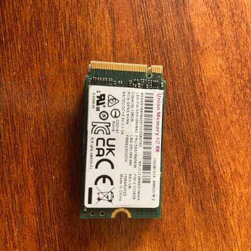 请议价-全新 拆机 M2 2242 128G忆联 通电短 10片
