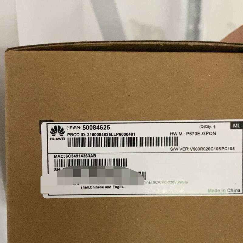 请议价-华为 P670E-GPON 全新在保未拆封
