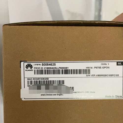 请议价-华为 P670E-GPON 全新在保未拆封