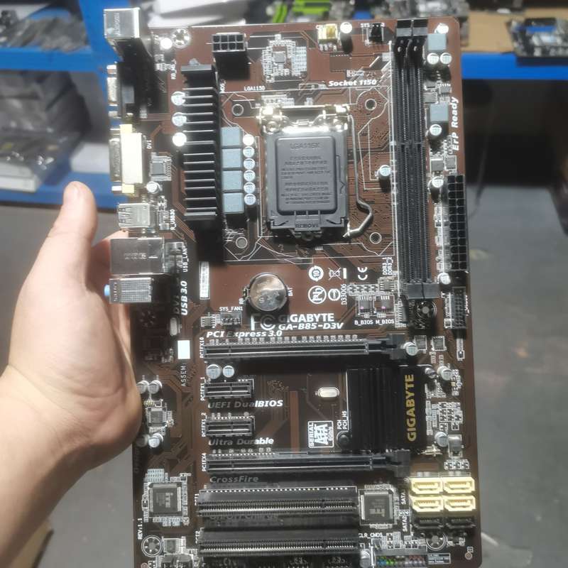 请议价-库存充新技嘉B85-D3V 大板 主板！