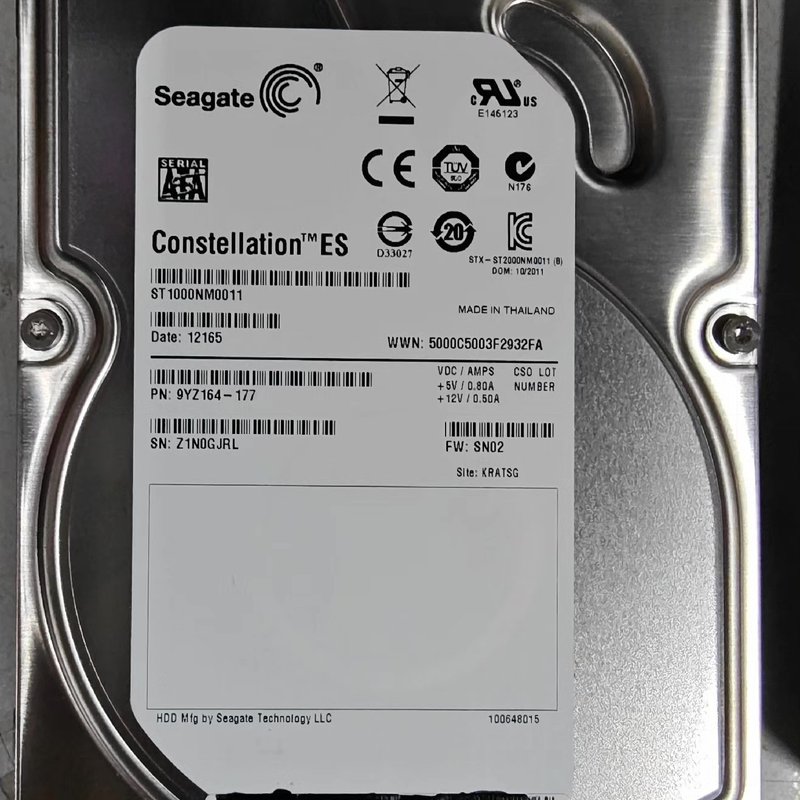 请议价-希捷1T SATA 企业级硬盘