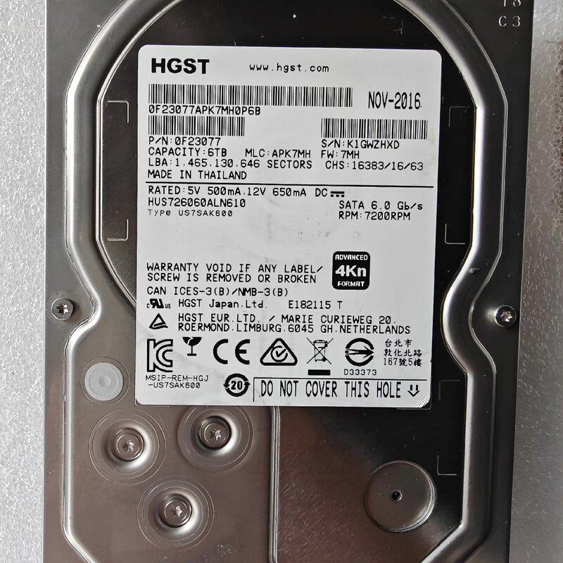 请议价-日立6TB SATA 4KN企业级硬盘
