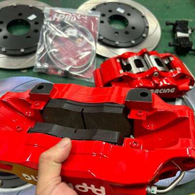 请议价-福特福克斯刹车改装ap5200大四活塞卡钳前轮一套