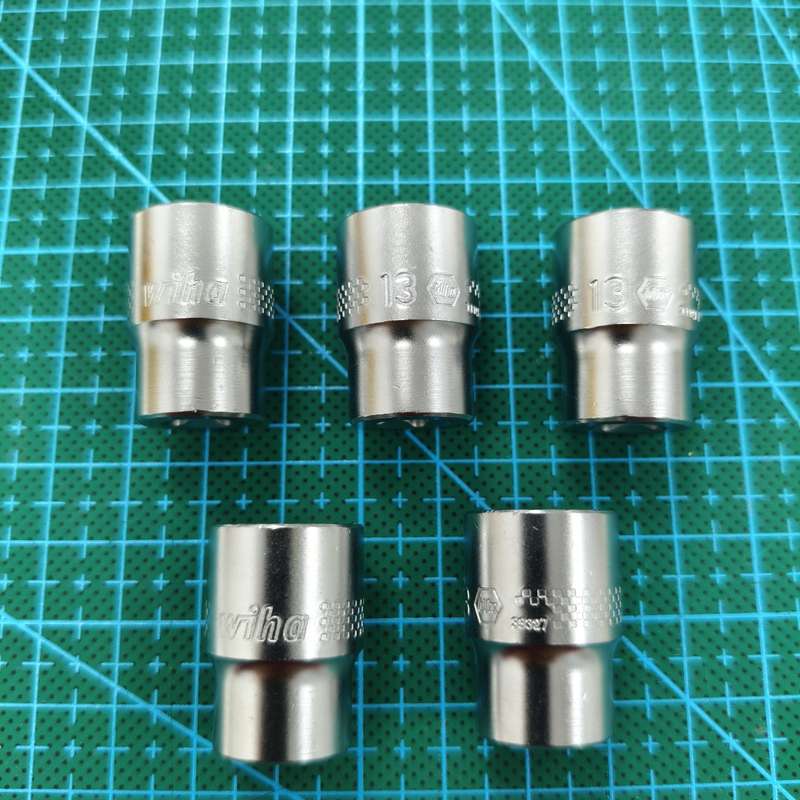 请议价-德国威汉WIHA记录飞棘轮1/4公制六角套筒13mm