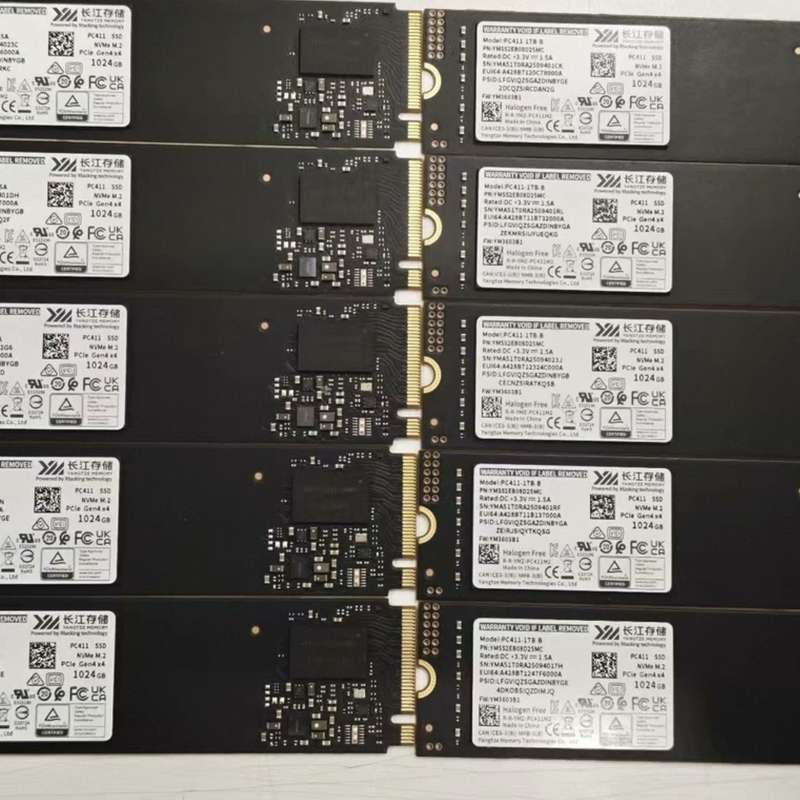 请议价-长江存储PC411 1TB固态硬盘,M.2 2280接口,P