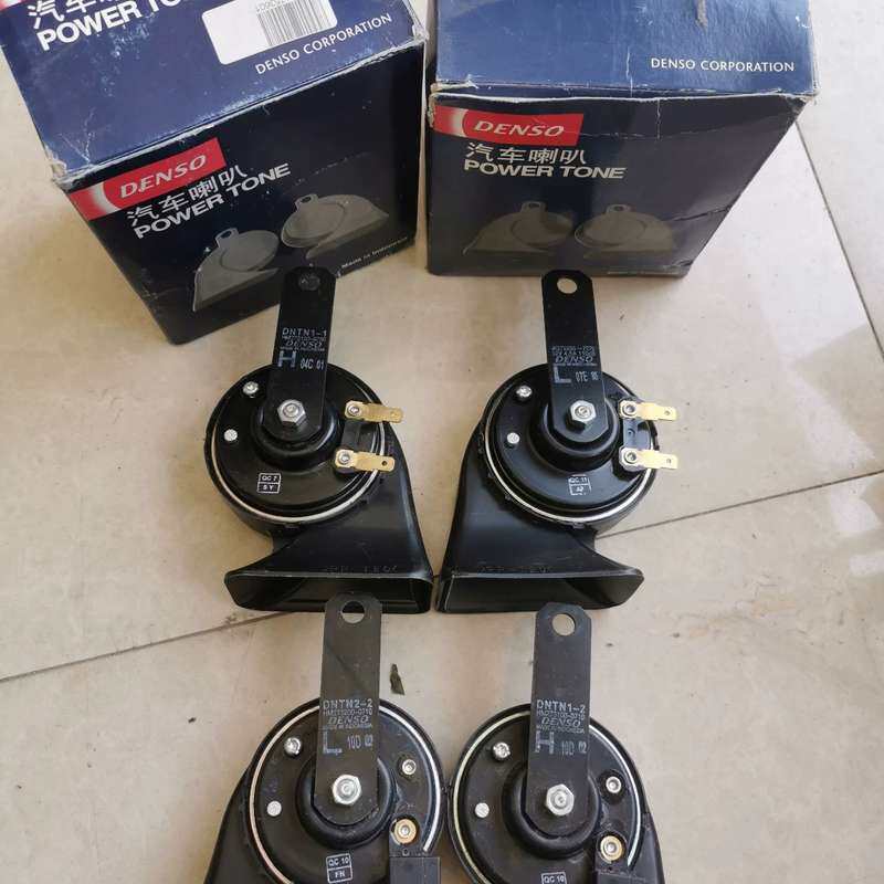 请议价-日本电装蜗牛喇叭0750双插0710单插高低音鸣笛喇叭12v