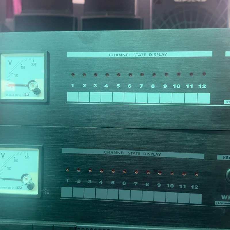 请议价-出一对WH-12 12路电源时序器,带电压表+钥匙开关,12