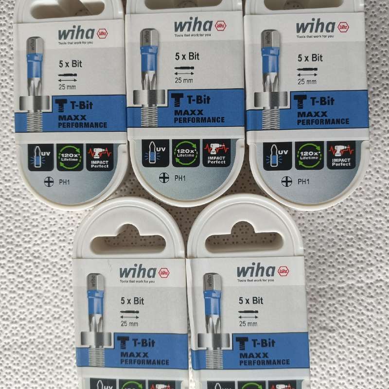 请议价-德国WIHA威汉120倍超高抗扭电动十字批头PH1*25mm
