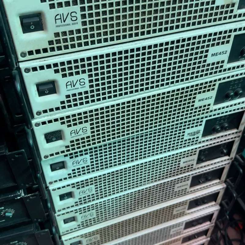 请议价-AVS ME452专业功放,现货,功能完好无维修。适合舞