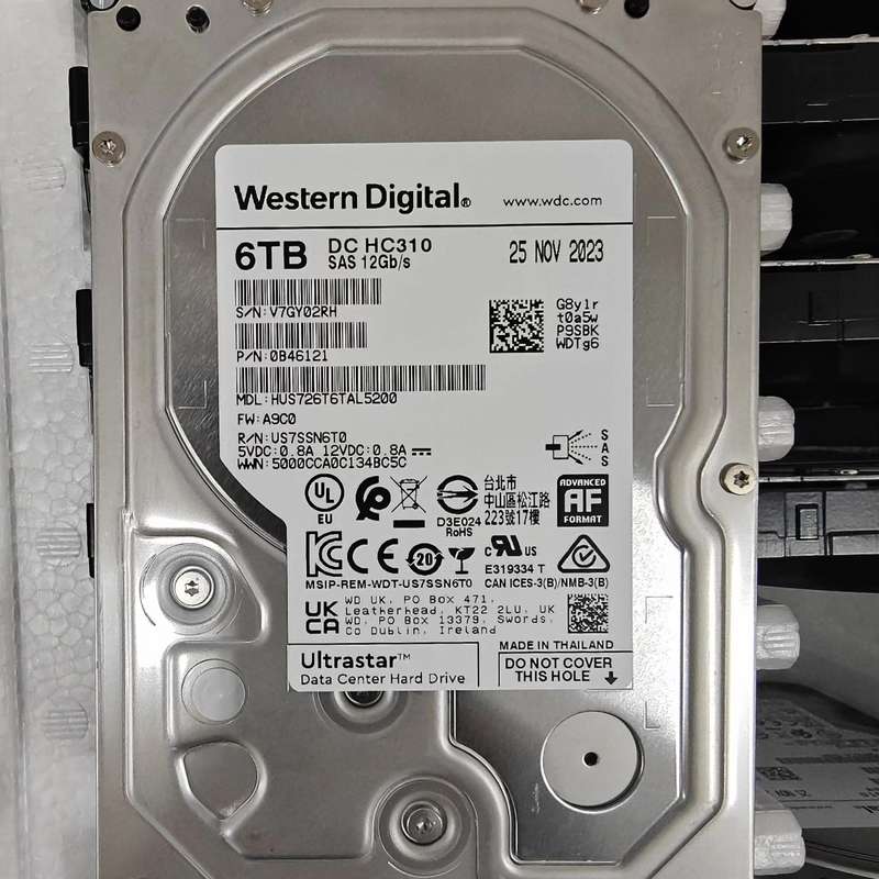 请议价-西数 Ultrastar DC HC310 6TB SAS
