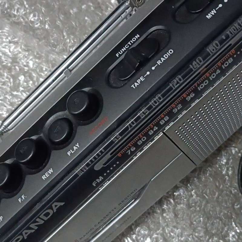 请议价-熊猫PANDA 6500式录机，带磁带播放