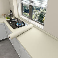 Kitchen oil-proof sticker countertop pad, waterproof skin feel, self-adhesive, high-temperature resistant, special refurbished film for countertops and stoves for protection thumbnail 3