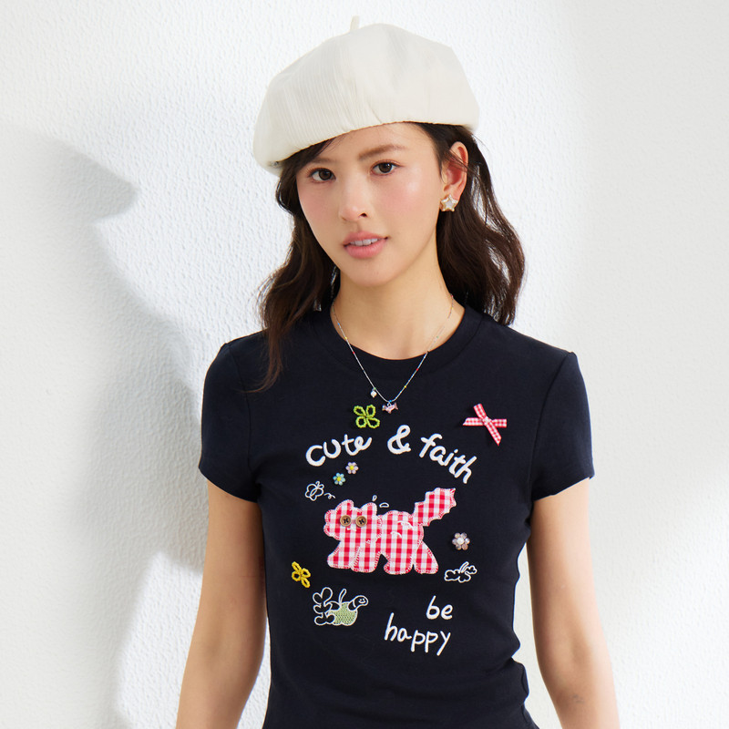 西町村屋日系素面感八角帽女夏季新款简约风百搭贝雷帽XABB60009图片
