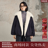 西町村屋休闲90白鸭绒外套女2025新款 羽绒服毛领可拆卸XHAD10189