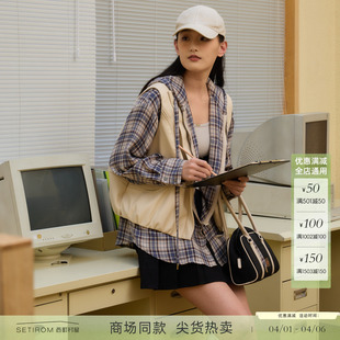 新款 设计感复古叠穿背心HA9203005 马甲女春秋季 西町村屋简约短款