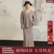 2025冬新款 宅慧影西町村屋极简风套装 女装 松弛感上下套ZHAD10435