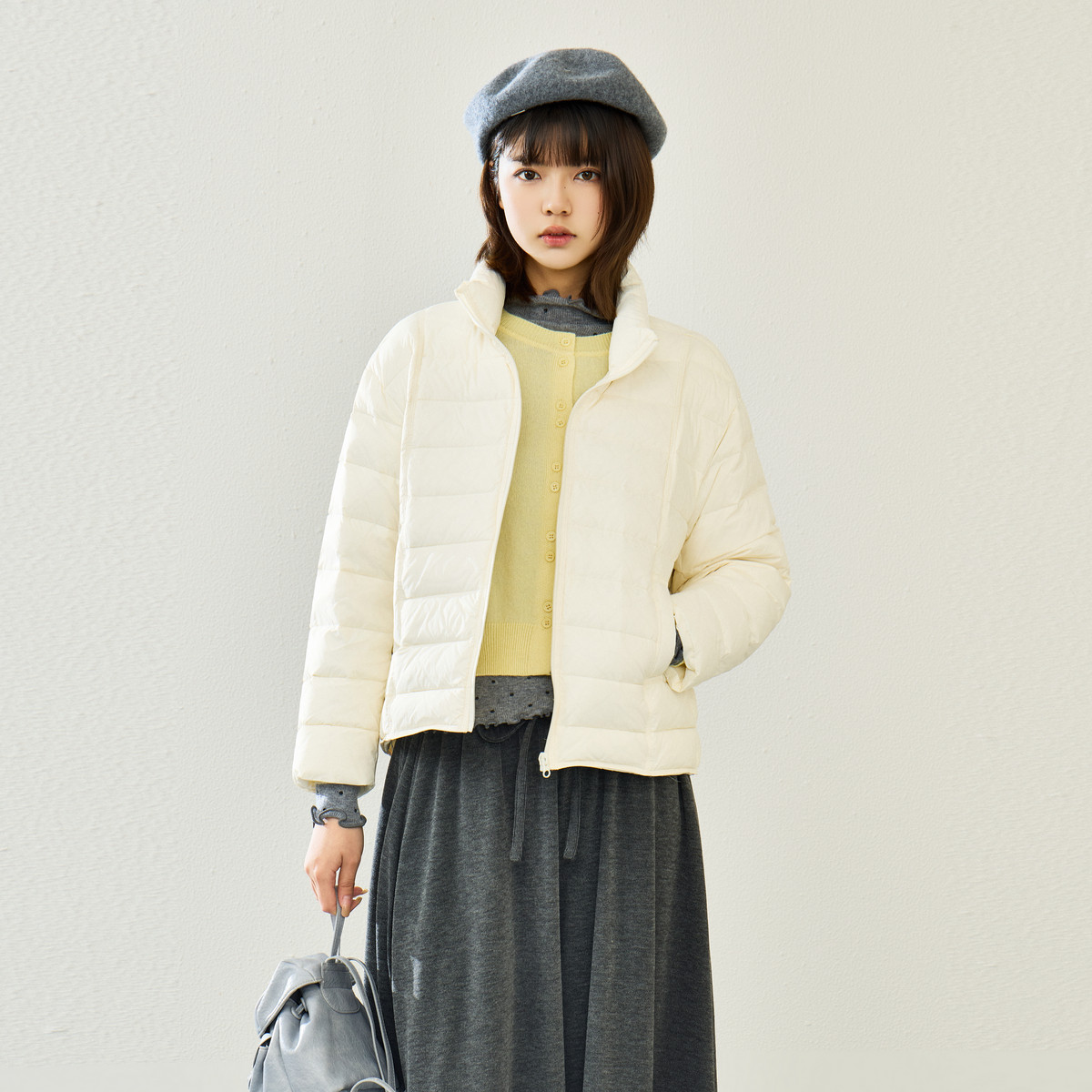 西町村屋韩系90白鸭绒外套女装2025冬季新款短款羽绒服XHAD10982,女装/女士精品,羽绒服,淘宝优惠券,粉丝福利购,淘宝优惠卷