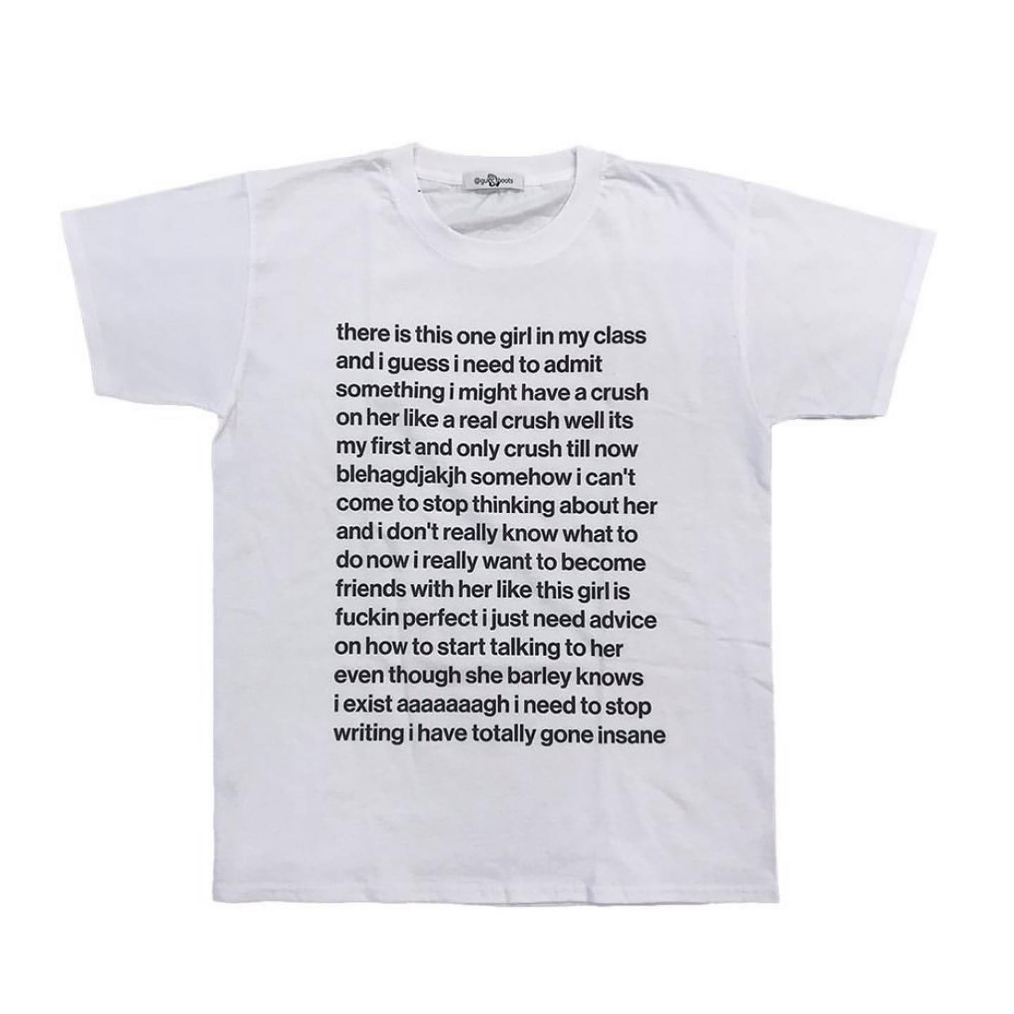 棱镜（Prism）复古街头嘻哈字母男女款上衣ins潮夏季情侣短袖t恤