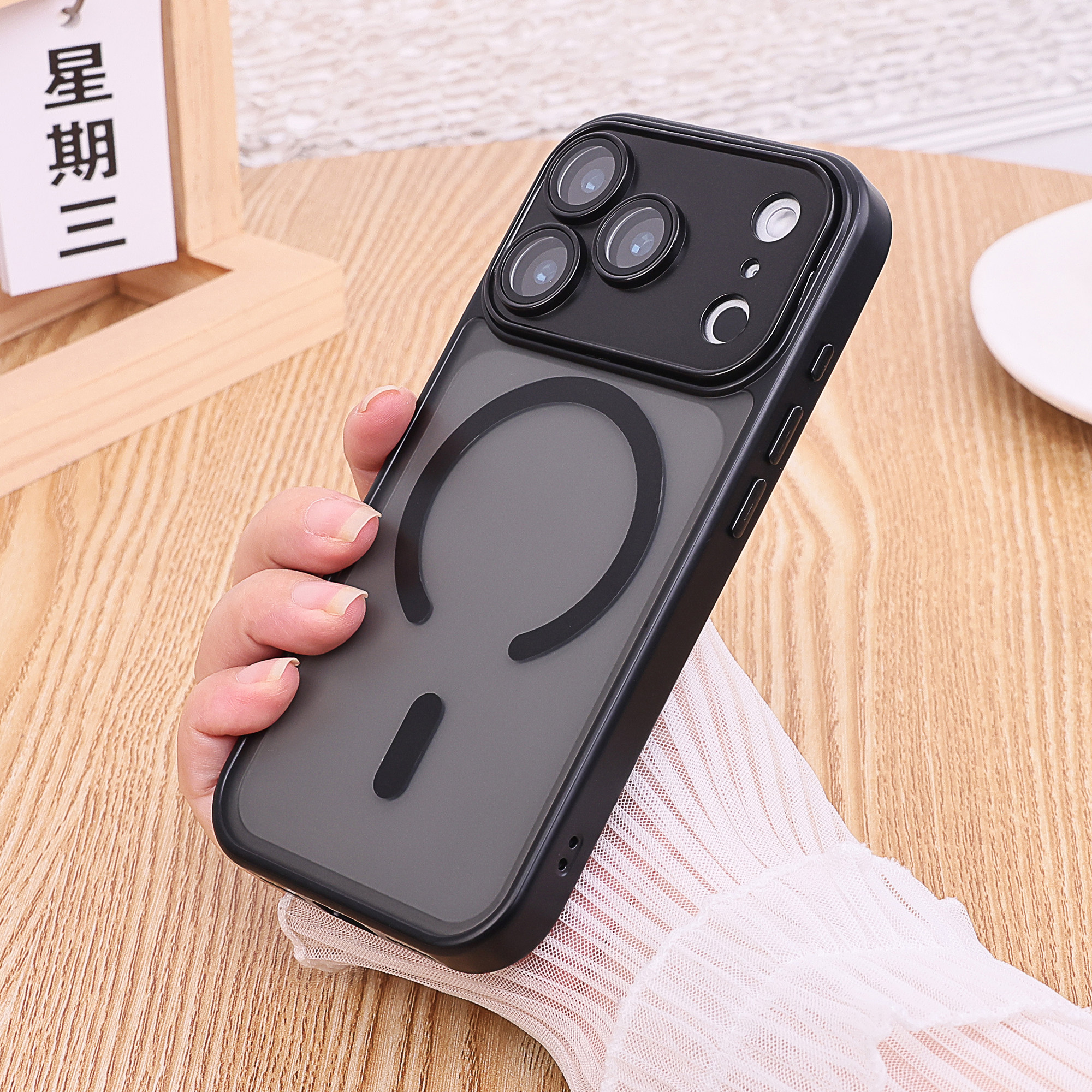 全包镜头肤感磨砂适用iPhone17promax苹果16e手机壳AIR新款磁吸15防摔14带镜头膜13保护套12黑色mini透明11pm