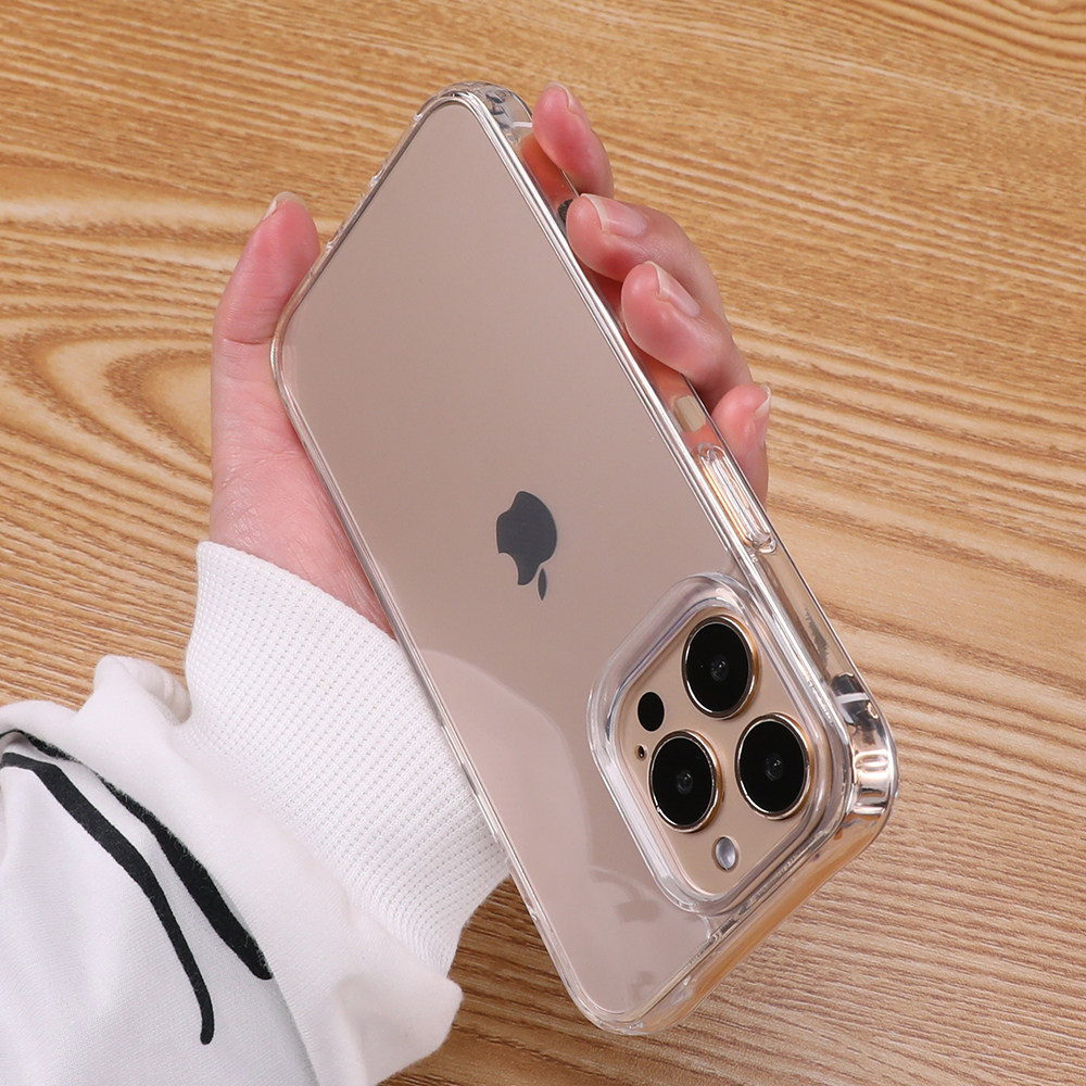 适用苹果16手机壳iPhone15硅胶11防摔13pro创意max透明14新款xsmax简约12大孔不包镜头高端男女ins亚克力硬壳