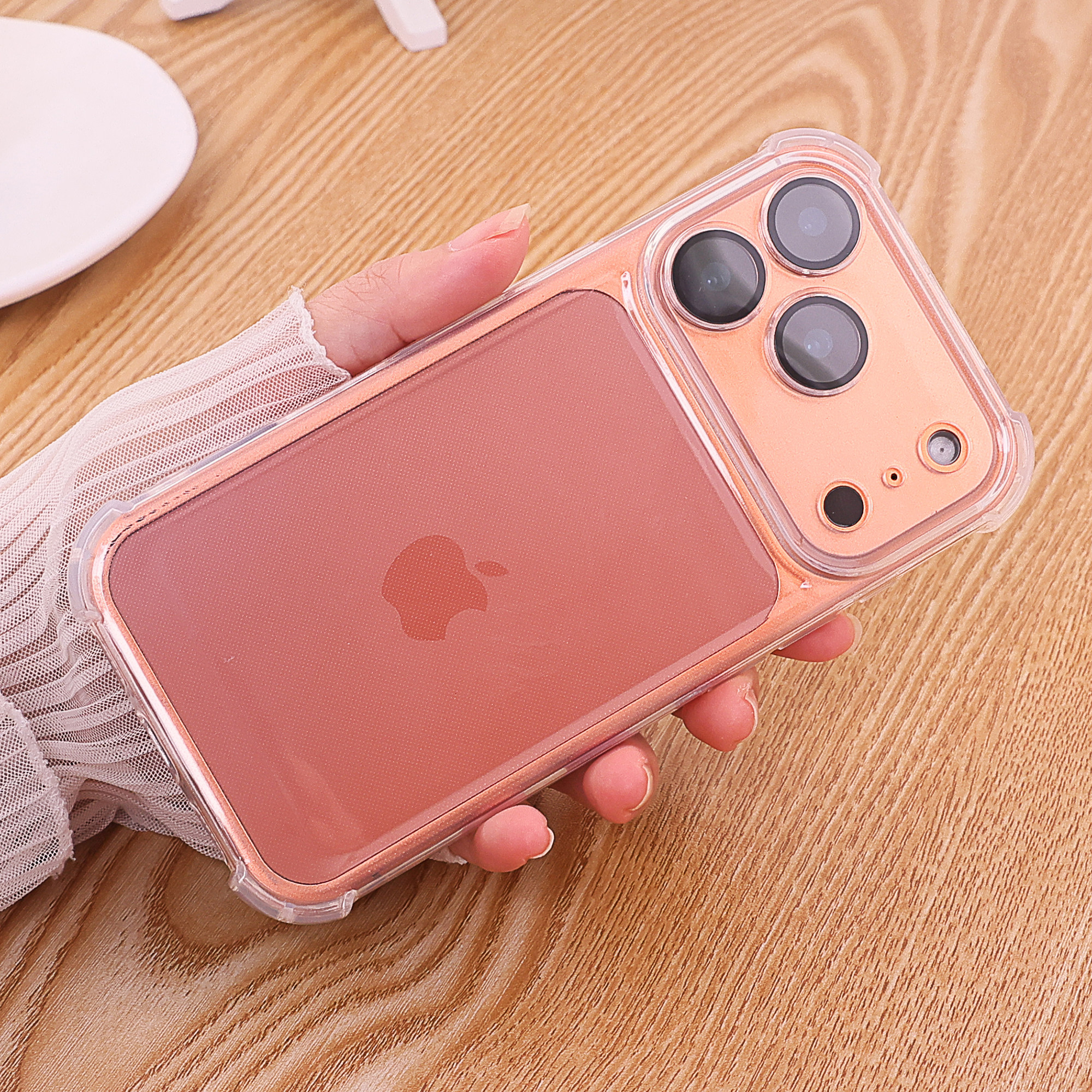 气囊透明防摔软壳适用苹果17手机壳iPhone17promax新款16Pro带镜头膜15全包14硅胶13高级12男11女11外壳xsmax