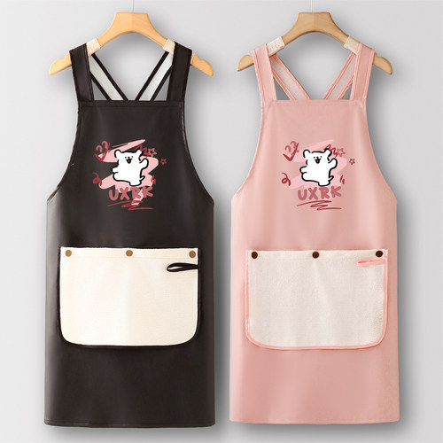 围裙烘焙厨房家用pu工作服定制