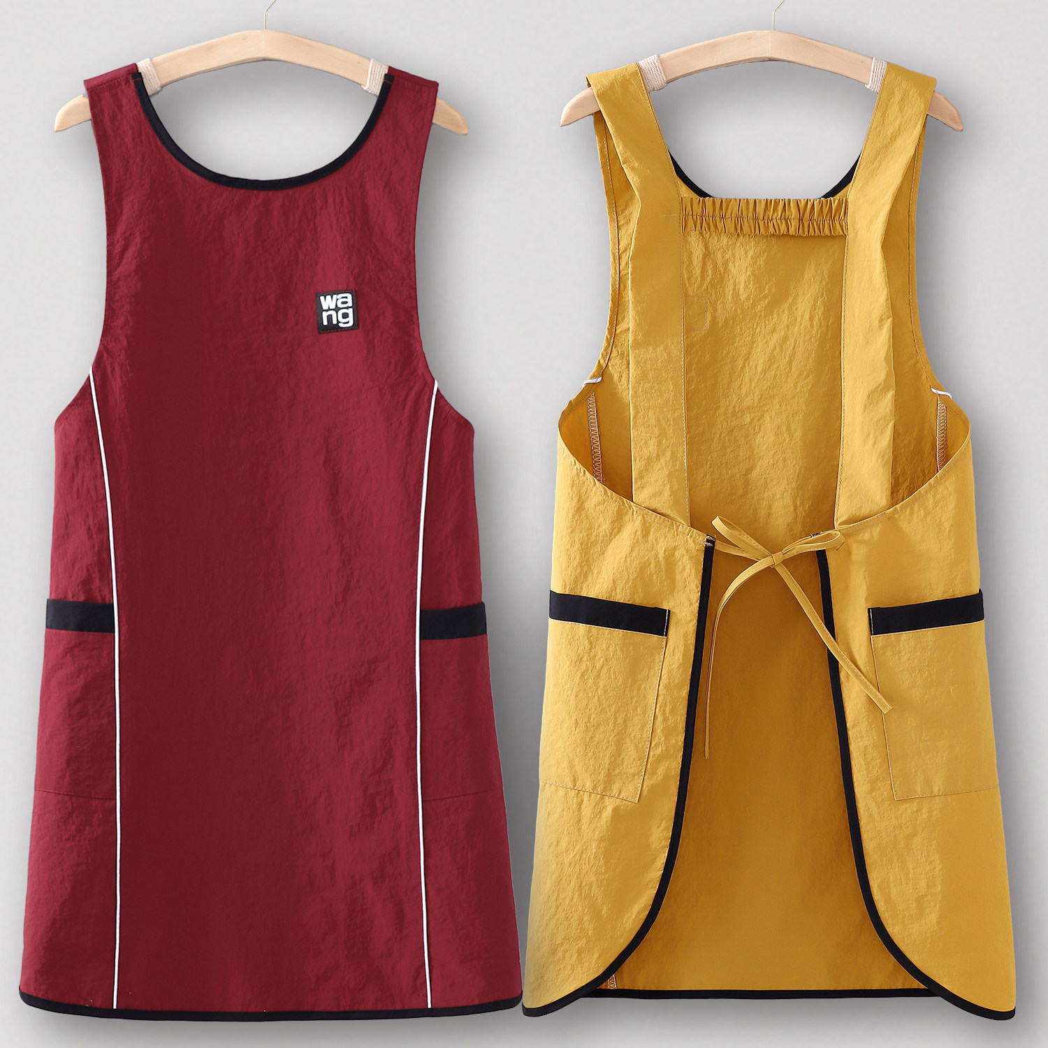 防水防油围裙工作服定制logo
