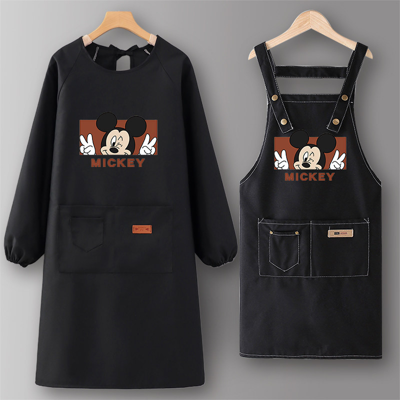 定制印字长袖罩衣工作服围裙