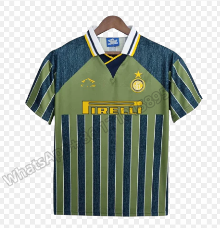 thumbnail for Inter Milan Retro Jersey MATTHAUS MILITO ADRIANO RONALDO