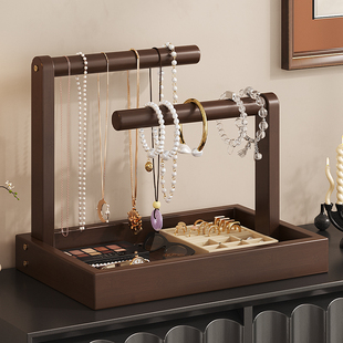 桌面小型首饰架手串手链陈列展示架大肠发圈挂钩放置架多杆收纳杆
