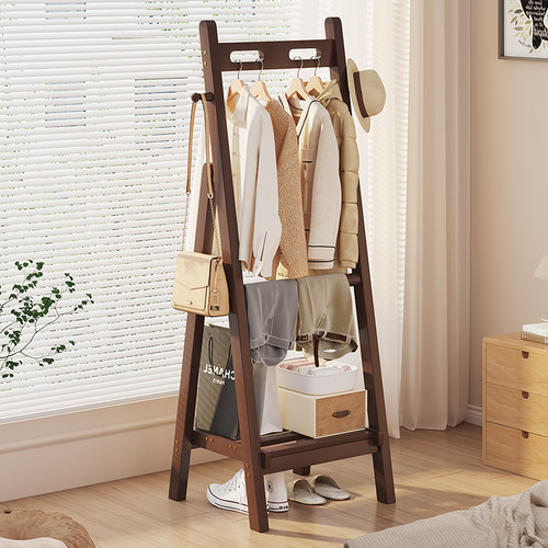 竹中生智可折叠落地衣帽架