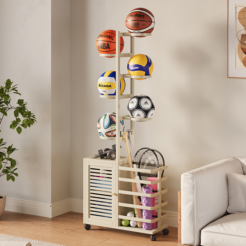 带轮瑜伽垫收纳筐带轮运动工具