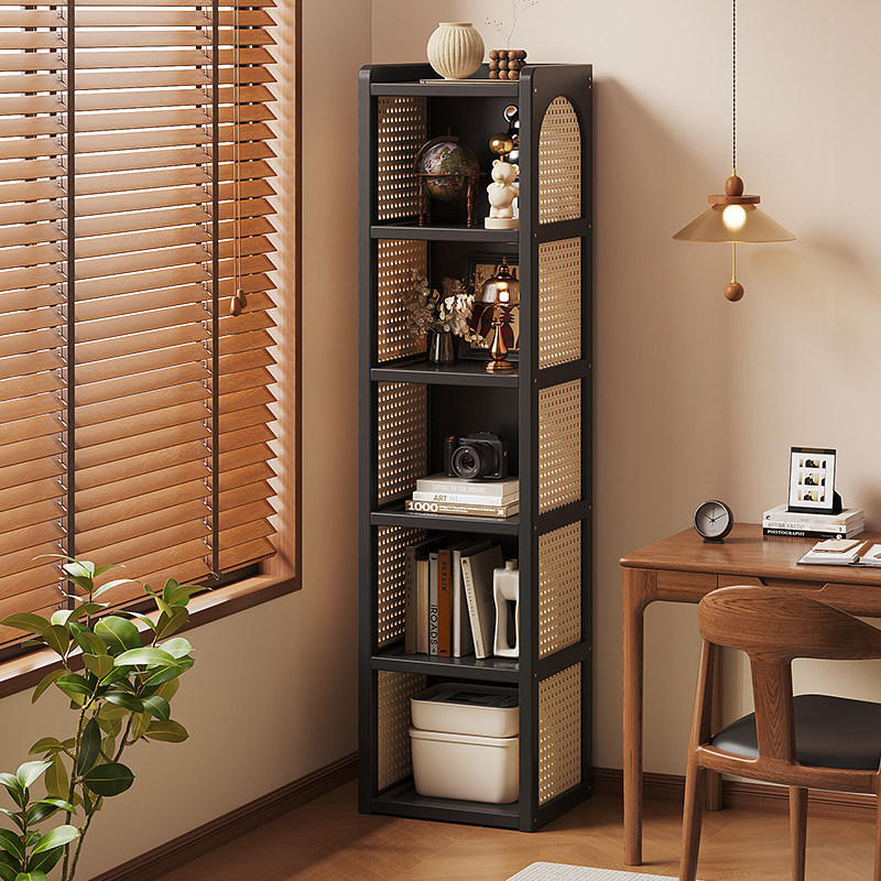 家用落地简易小窄书柜家用拐角书架不占地方一体靠墙置物架收纳架,住宅家具,书架,淘宝优惠券,粉丝福利购,淘宝优惠卷