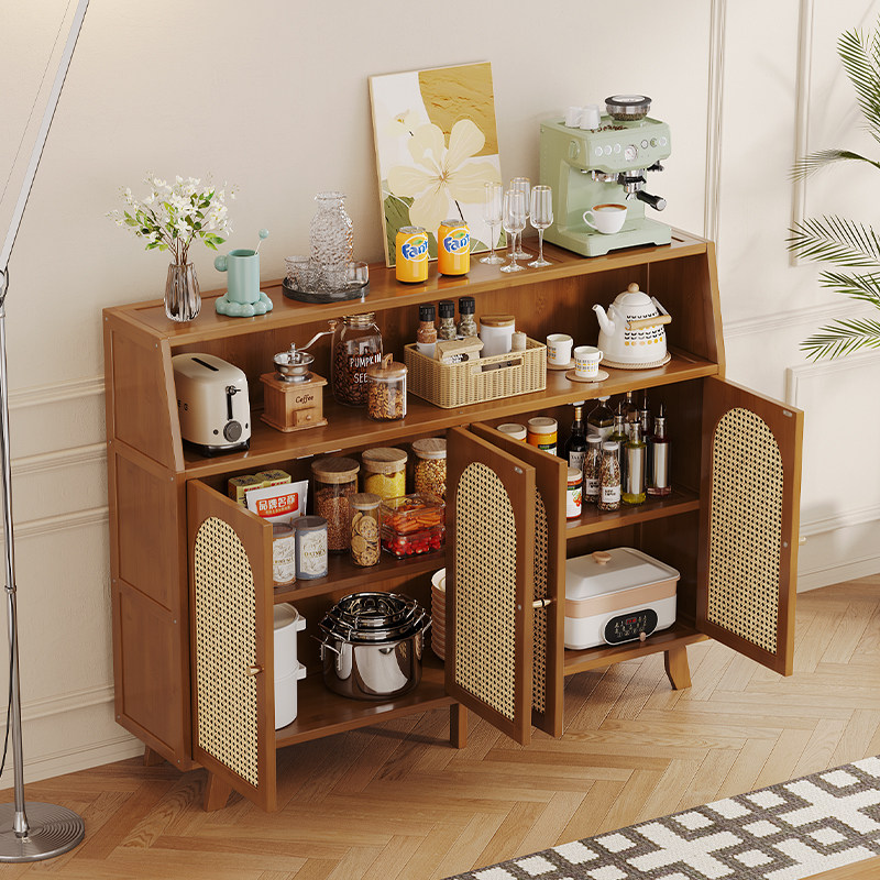 2025新款客厅餐边柜储物柜靠墙一体水吧台小户型厨房边柜窄柜收纳