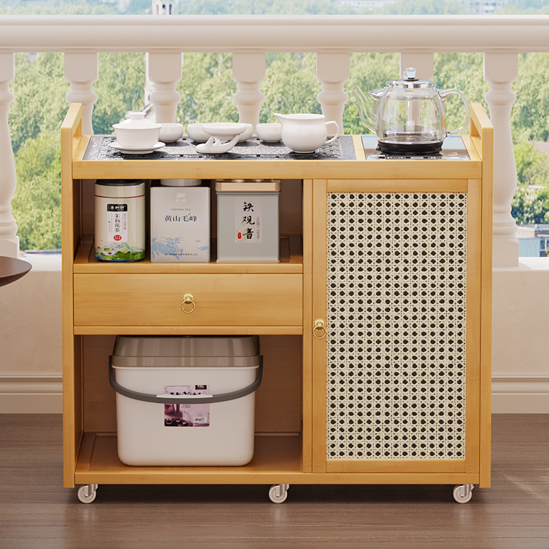 可移动茶桌茶台烧水壶一体全自动