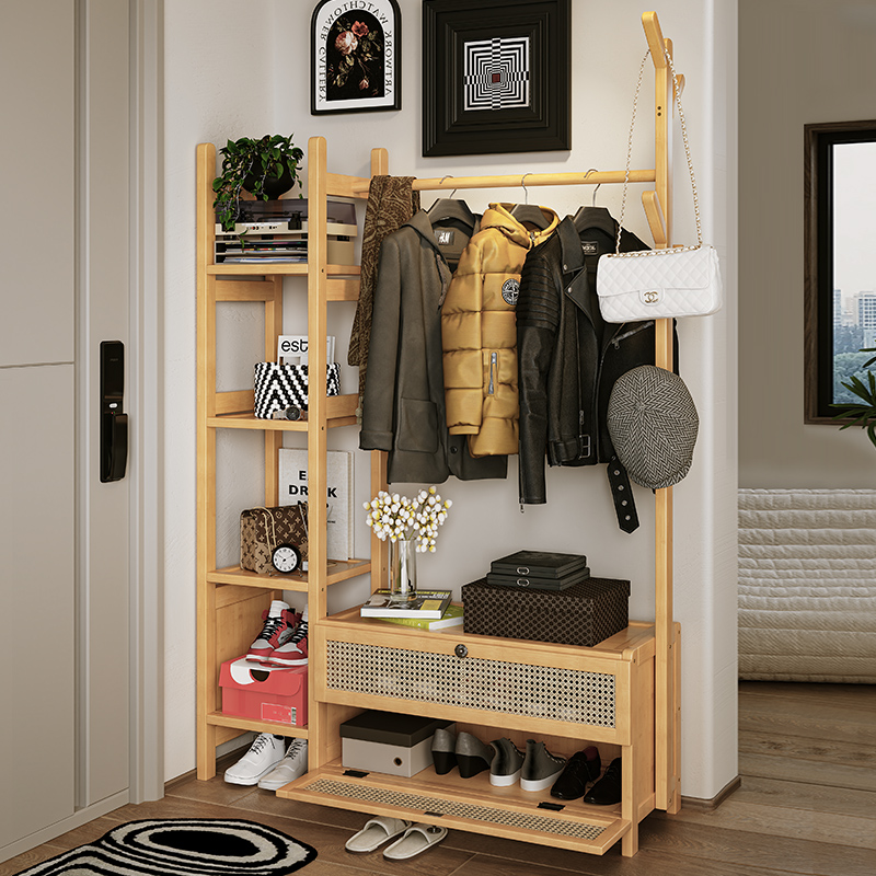 衣架落地家用挂衣架卧室衣帽架室内挂衣服架子房间衣架置物架床边