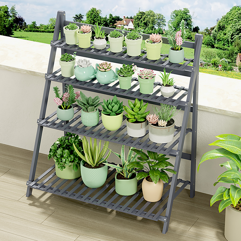 竹中生智可折叠田园楠竹花架